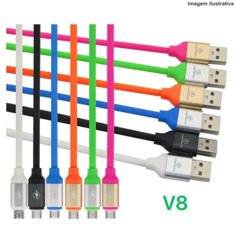 Imagem do Produto CABO COLOR SOLTO V8 - Atacado e Dropshipping